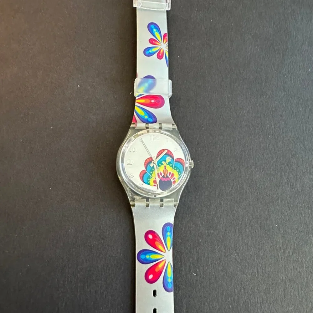 SWATCH Magical Parade Peacock Watch - Picture 3 of 3